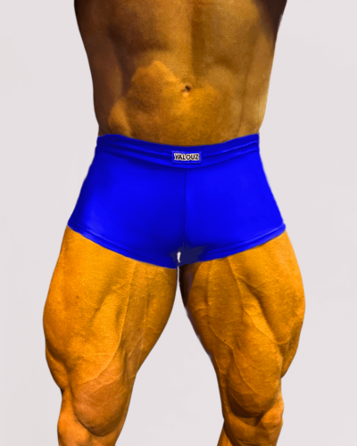 BOXER COMPÉTITION LYCRA BLEU