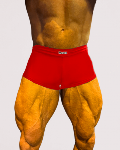 BOXER COMPÉTITION LYCRA ROUGE