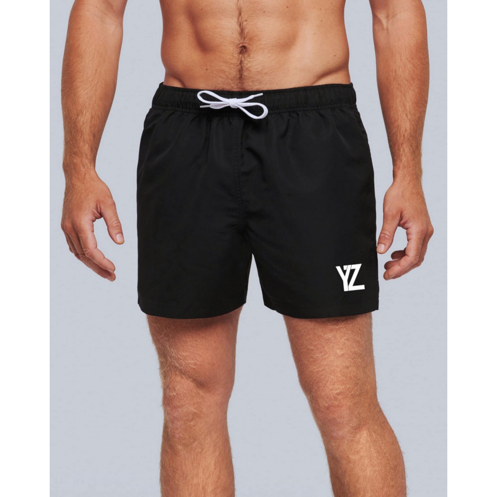 SHORT DE BAIN YZ HOMME NOIR YALOUZ SPORT