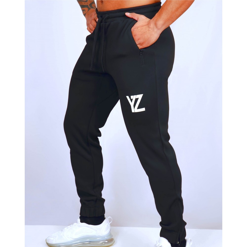 PANTALON TECH JOGGING NOIR HOMME