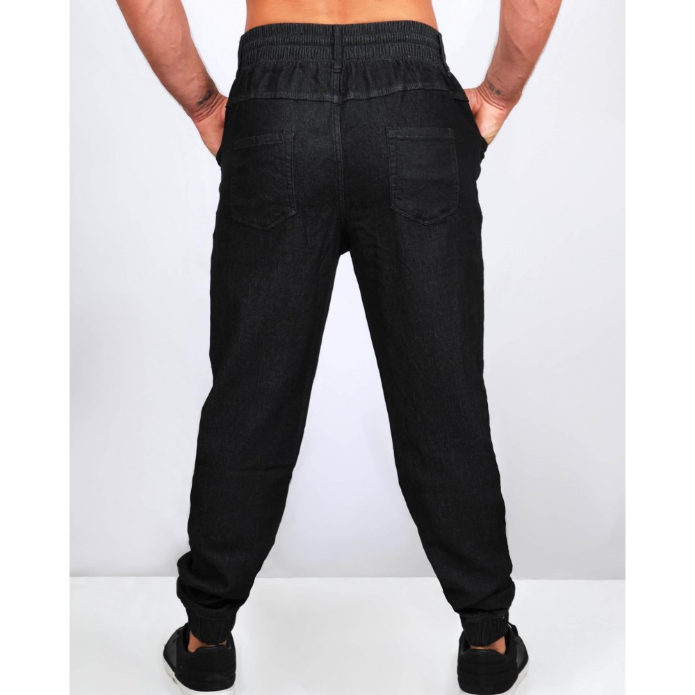 JEAN JOGGING YZ NOIR HOMME