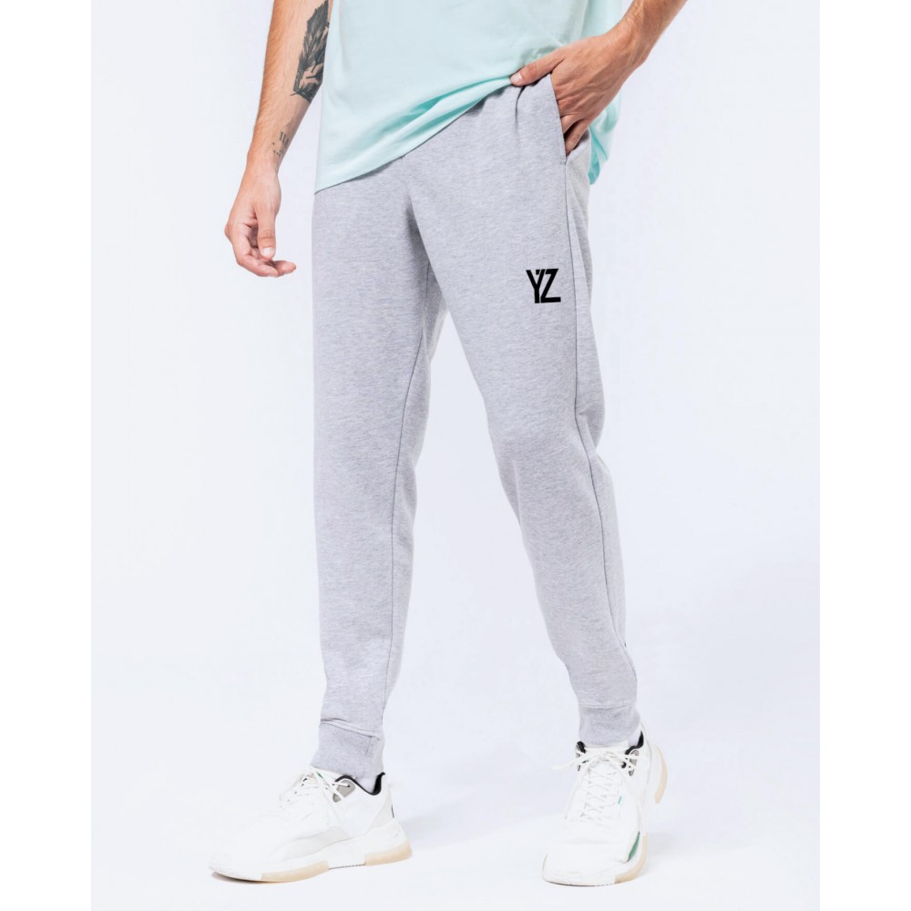 PANTALON JOGGING CLASSIC HOMME GRIS CHINÉ