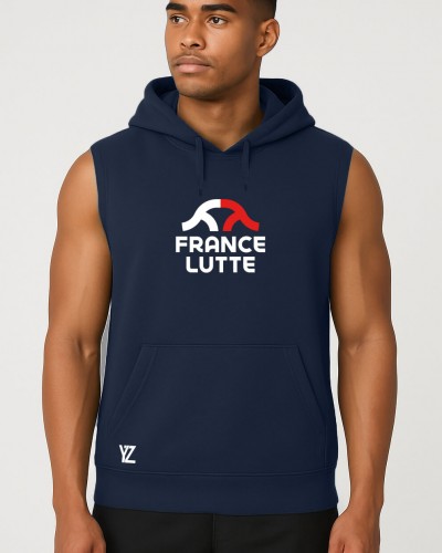 SWEAT SANS MANCHE FRANCE LUTTE